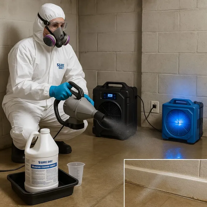Sanitization and Odor Removal process in Woodbridge, CA