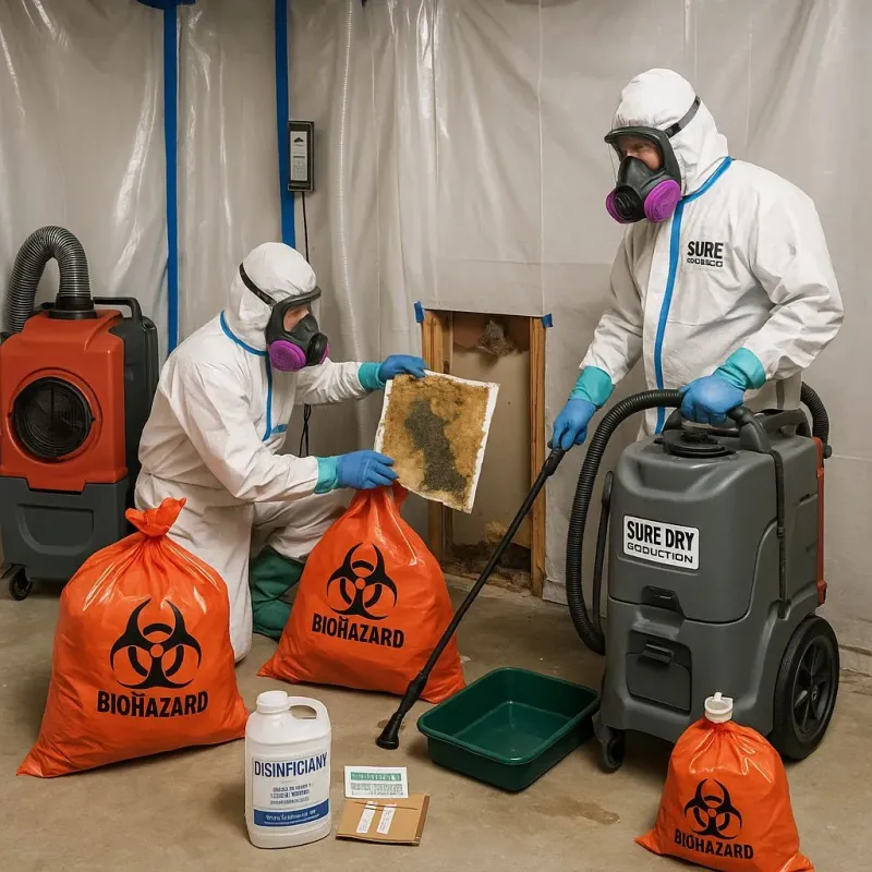 Contaminated Water Handling Protocols process in Woodbridge, CA